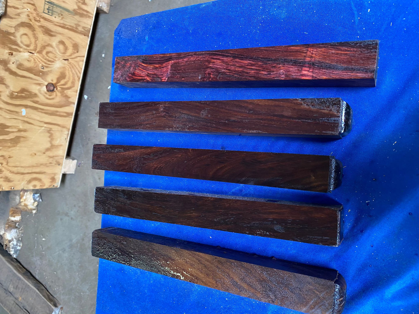 Buy Best East Indian Rose wood 1 1/2" x 1 1/2" x 16" turning blank