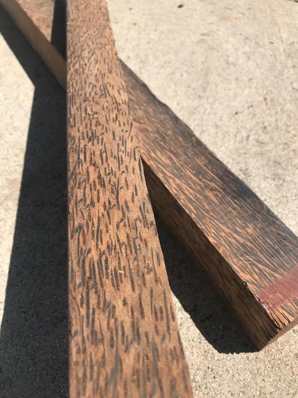 Black Palm Turning Blanks 1 1/2 x1 1/2 x24