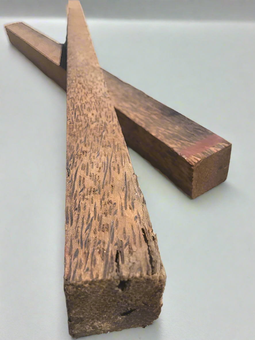 Black Palm Turning Blanks 1 1/2 x1 1/2 x24