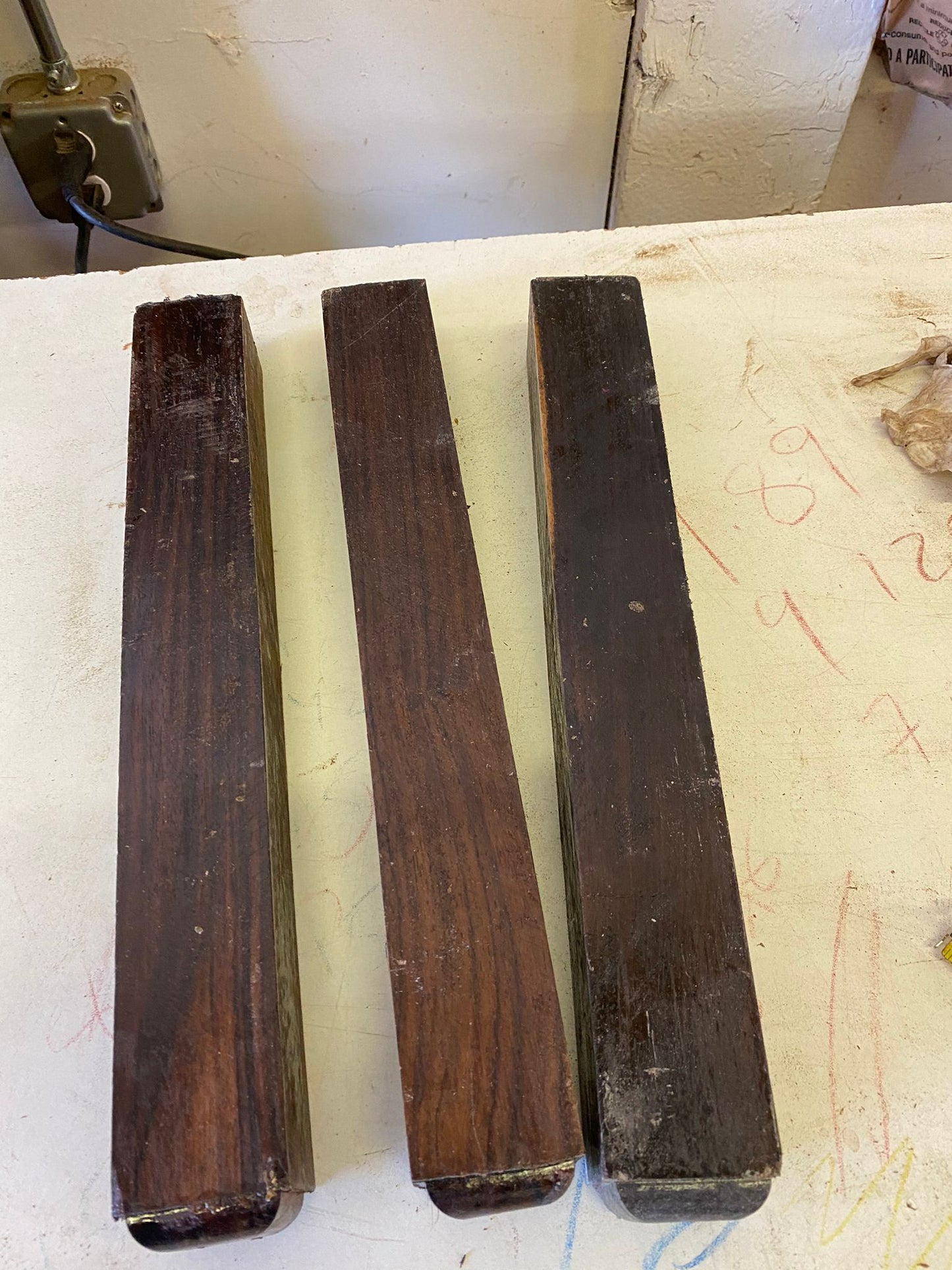 Buy best East Indian Rose wood 2" x 2" x 18" turning blank