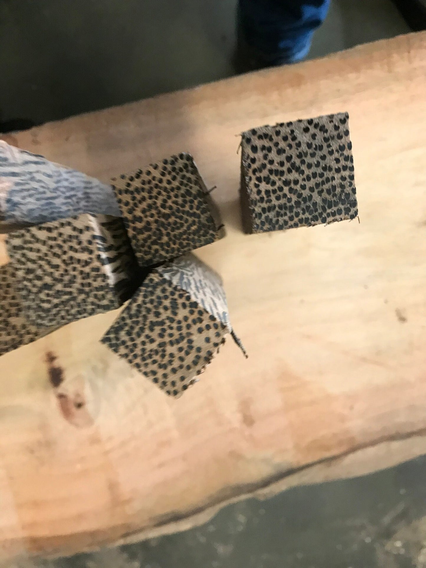 California exotic hardwoods combo pack of 10 Pen blanks 1"x1"x6 | #Black Palm #Bolivian rosewood #