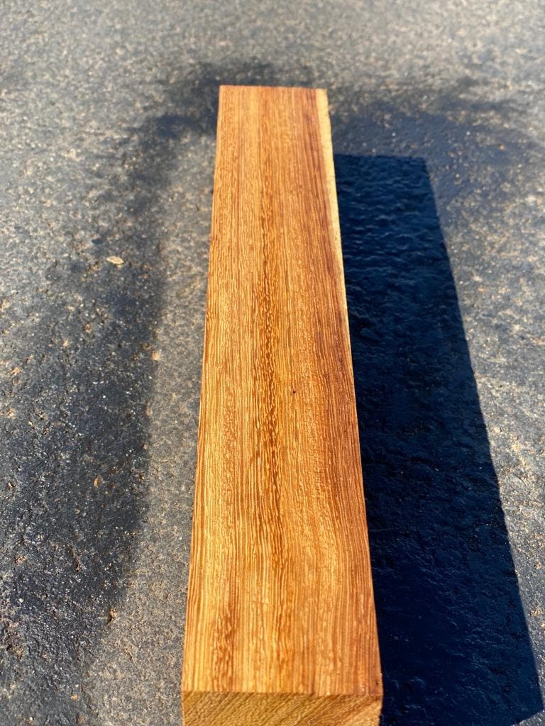 California exotic hardwoods pack of 4 Pen blanks 1"x1"x6 | #Bolivian rosewood #Iroko # Marble figured Padauk #Curly Ovangkol