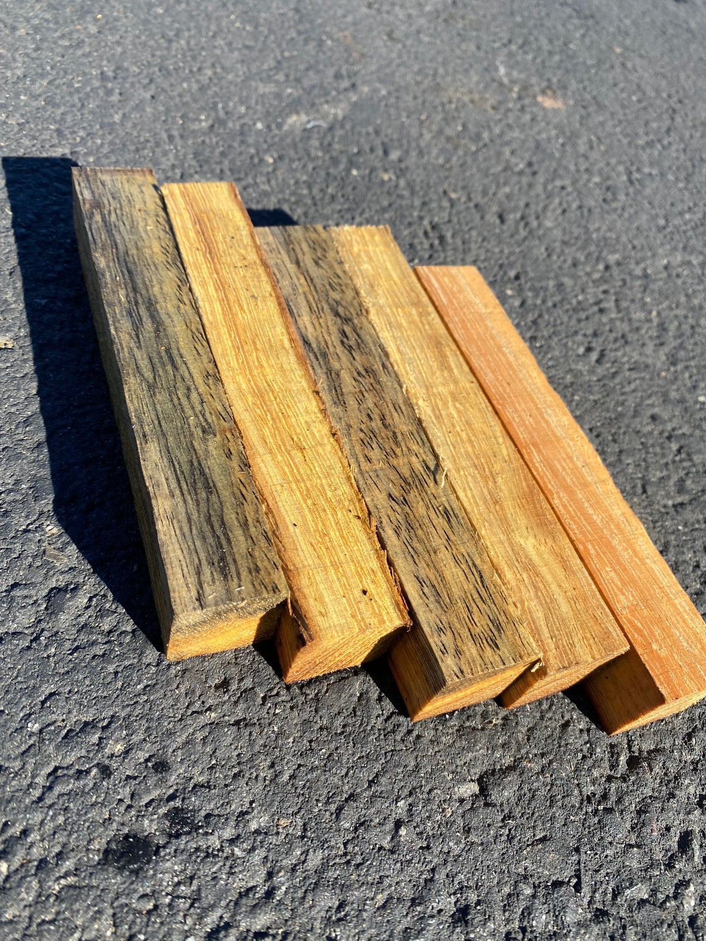 California exotic hardwoods combo pack of 10 Pen blanks 1"x1"x6 | #Black Palm #Iroko #