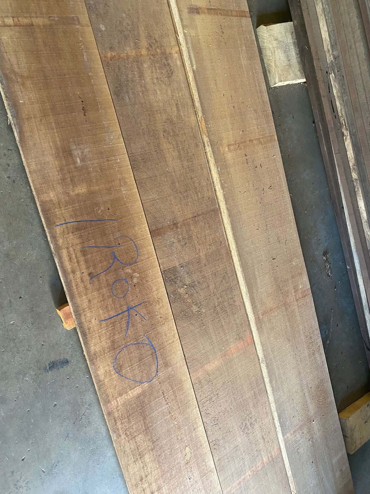 8/4 Iroko Lumber Pack "72" Width "5:" "8" Height " 2"(10 to 20 Board Feet)