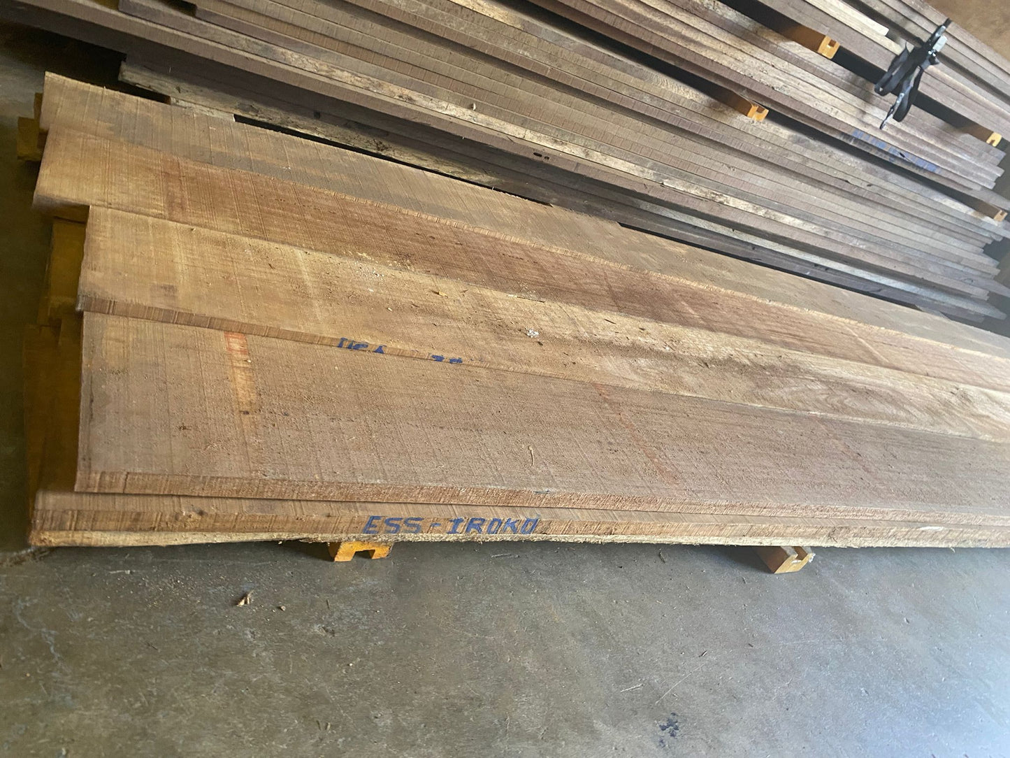 8/4 Iroko Lumber Pack "72" Width "5:" "8" Height " 2"(10 to 20 Board Feet)