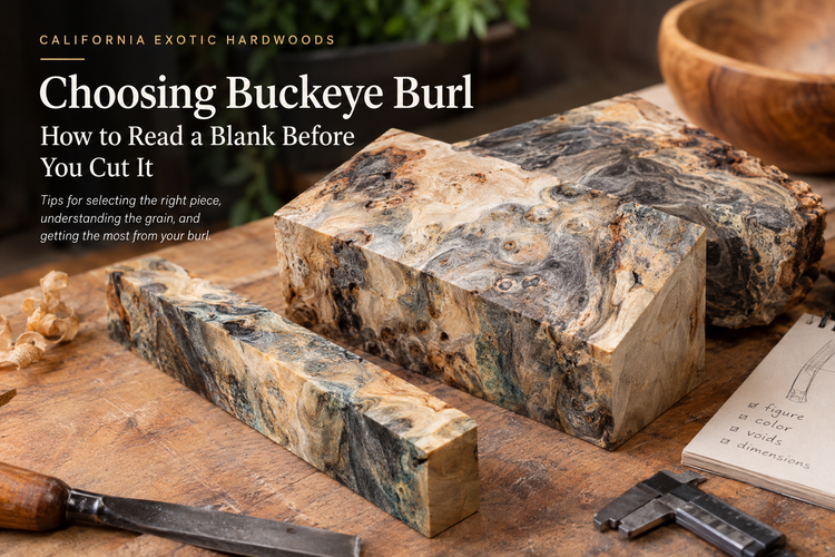 Choosing Buckeye Burl: How to Read a Blank Before You Cut It