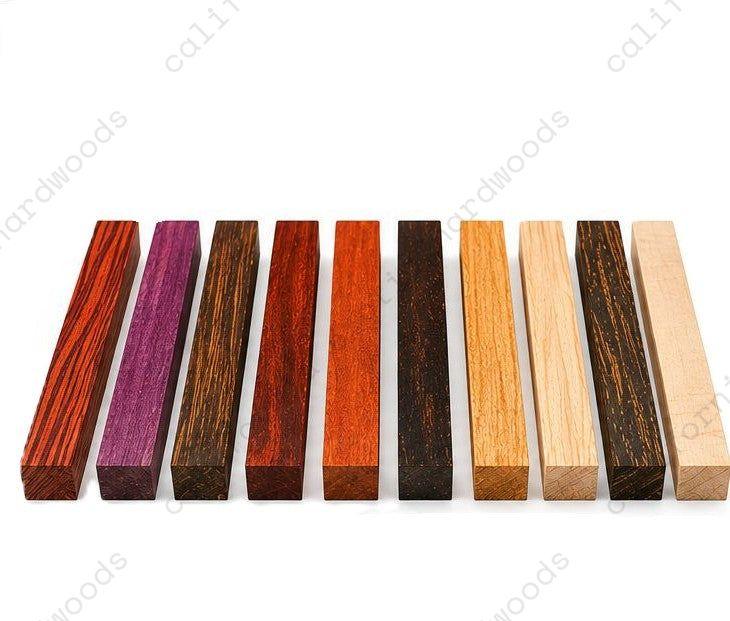 Exotic Wood Blanks Combo Pack of 10