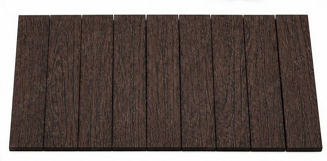 Wenge Thin Lumber Boards – 10 Pc Set (12" x 3" x 1/4") Kiln Dried & Sanded Exotic Hardwood