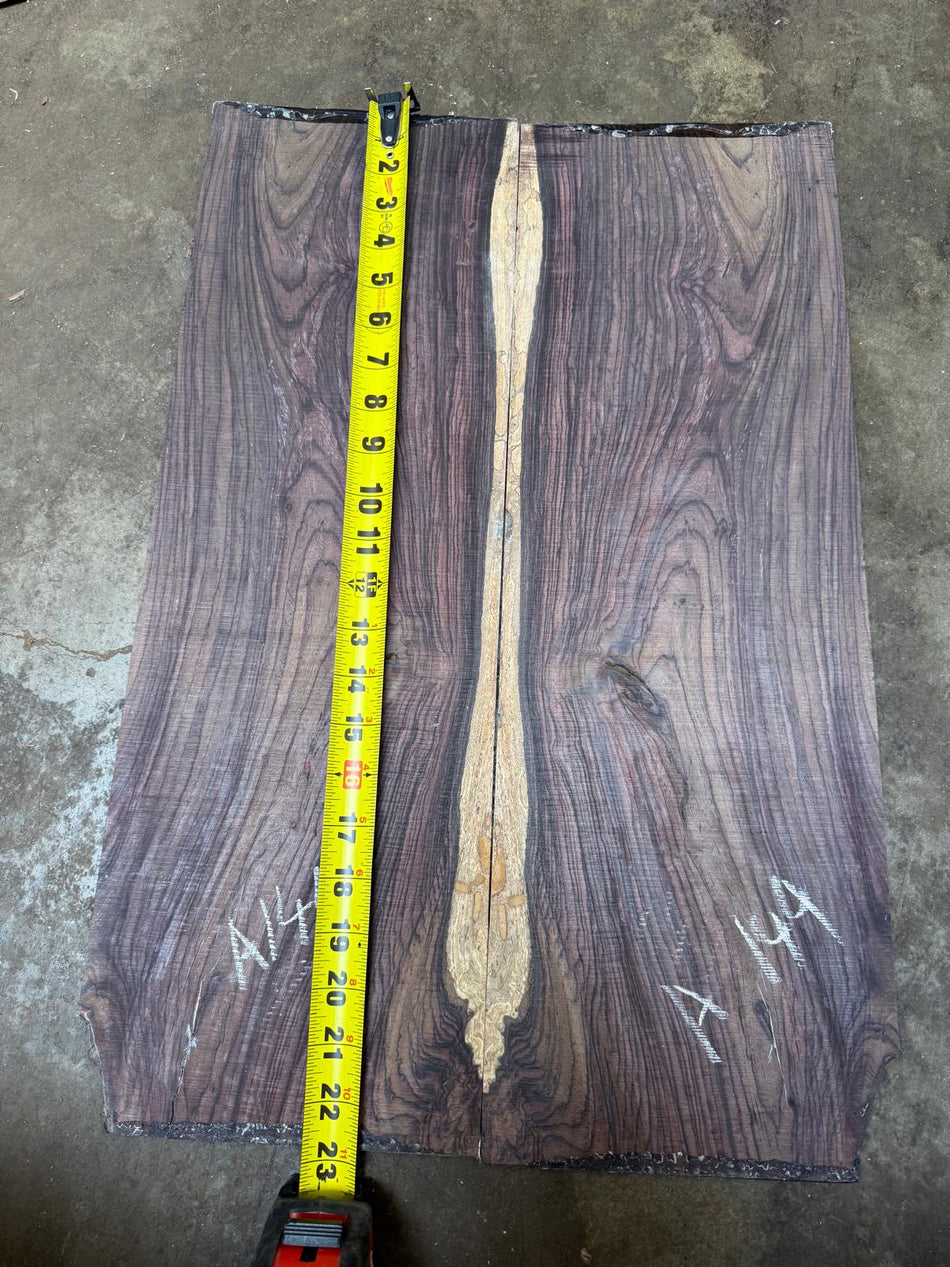 East Indian Rosewood Electric guitars drop Tops 3/16 “ x 15 1/4” x 22 1/4" (A141)