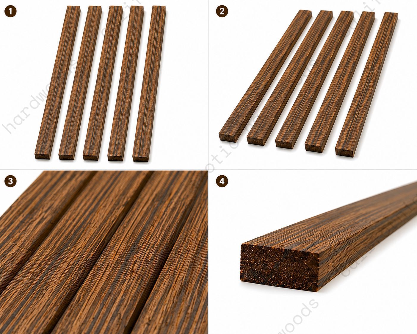 Ovangkol Binding Wood Strips