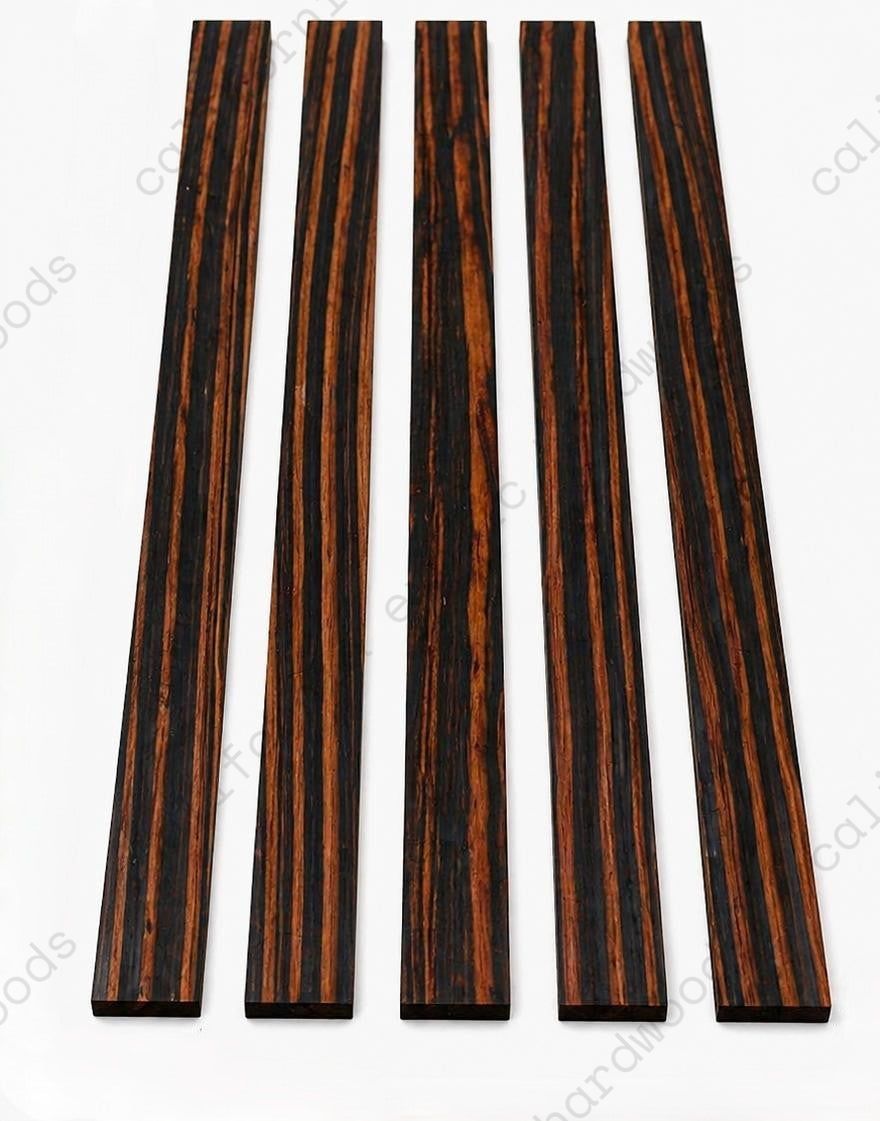 Macassar Ebony Binding Wood Strips