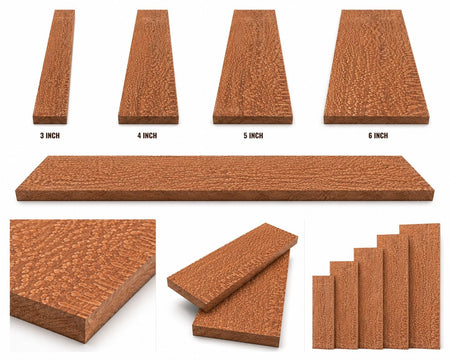 3/4" Thick Leopardwood Dimensional Boards – Exotic Hardwood Lumber for Fine Woodworking