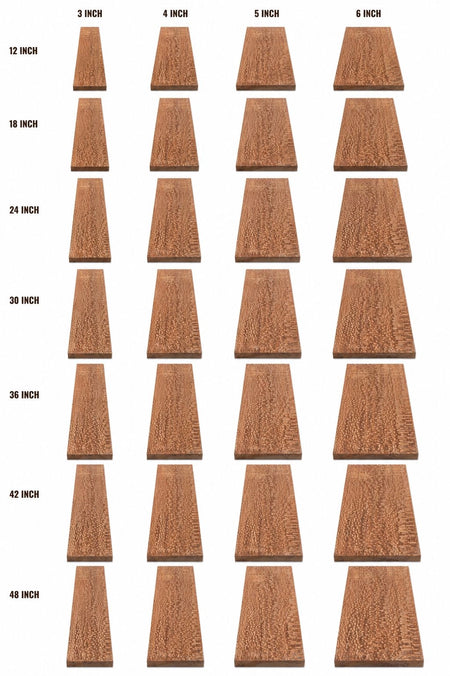 3/4" Thick Leopardwood Dimensional Boards – Exotic Hardwood Lumber for Fine Woodworking