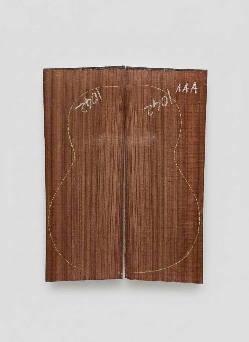 East Indian Rosewood Dreadnought Back and Side Set – AAA Grade