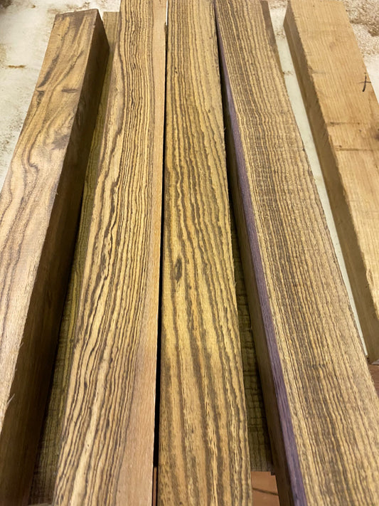 Bocote 1.5" X 1.5" X 18" 10PCS BOCOTE TURNING SQUARES