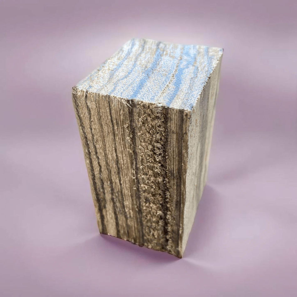 Cachas/piezas en blanco para cuchillos de madera de cebra (5" x 1-1/2" x 1")