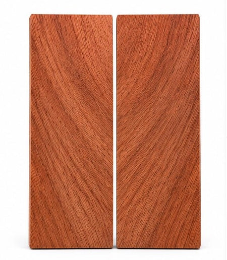 Curly Spanish Cedar Knife Scales – Premium Figured Exotic Hardwood Handle Blanks 5" x 1-1/2" x 3/8"