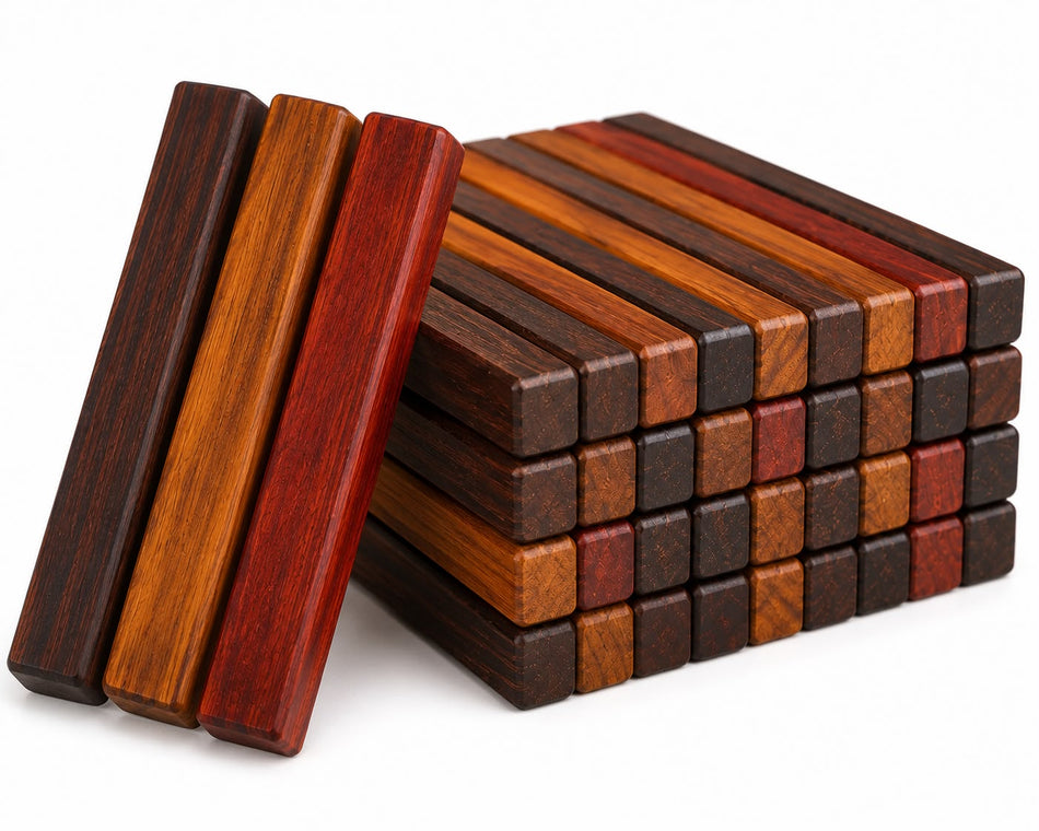 East Indian Rosewood, Ovangkol, Granadillo Cutting Boards Combo Pack 15