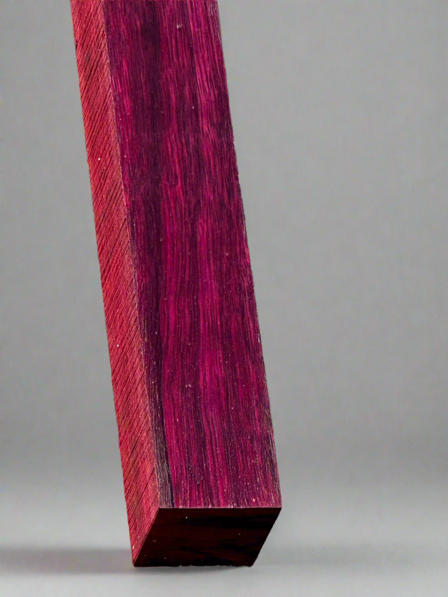 Flame Purpleheart Turning Wood Blank