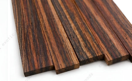 Pack of 5 Bolivian Rosewood Binding Wood Strips