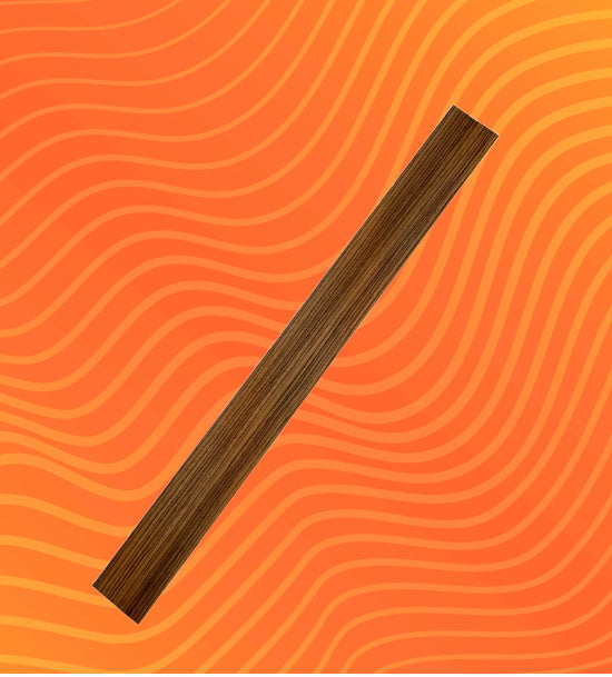 Mástil de madera de cebra en blanco para guitarra archtop