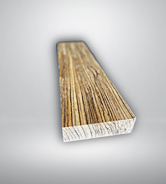 Juego de fondo y aros para guitarra dreadnought de madera de cebra