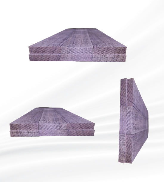 Conjuntos de fondo y aros para guitarra clásica Purple Heart
