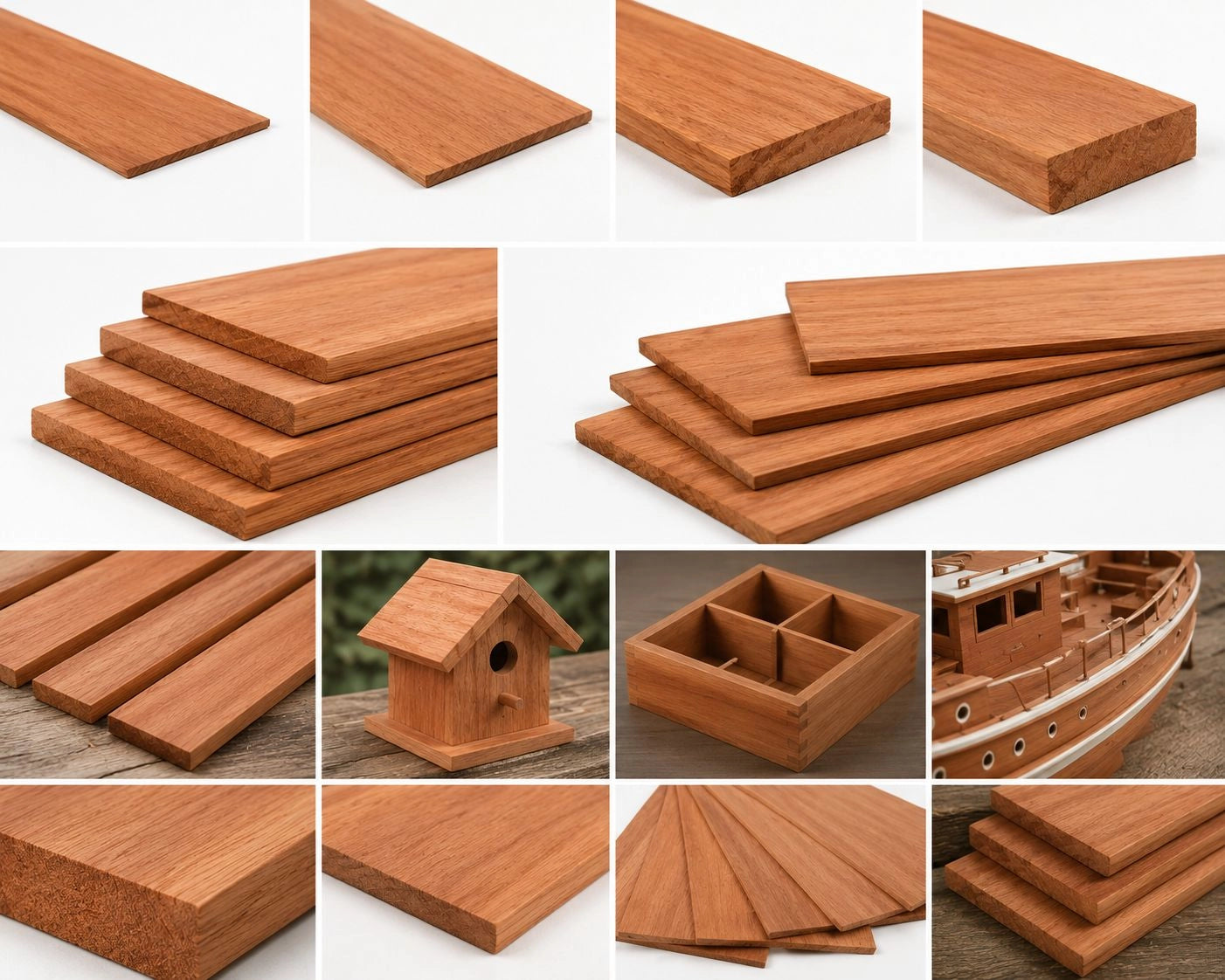 Spanish Cedar Dimensional Lumber – Premium Kiln-Dried Exotic Hardwood for Woodworking & Humidors