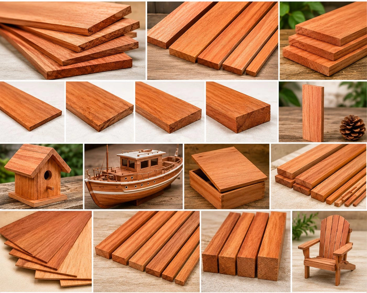 Spanish Cedar Dimensional Lumber – Premium Kiln-Dried Exotic Hardwood for Woodworking & Humidors