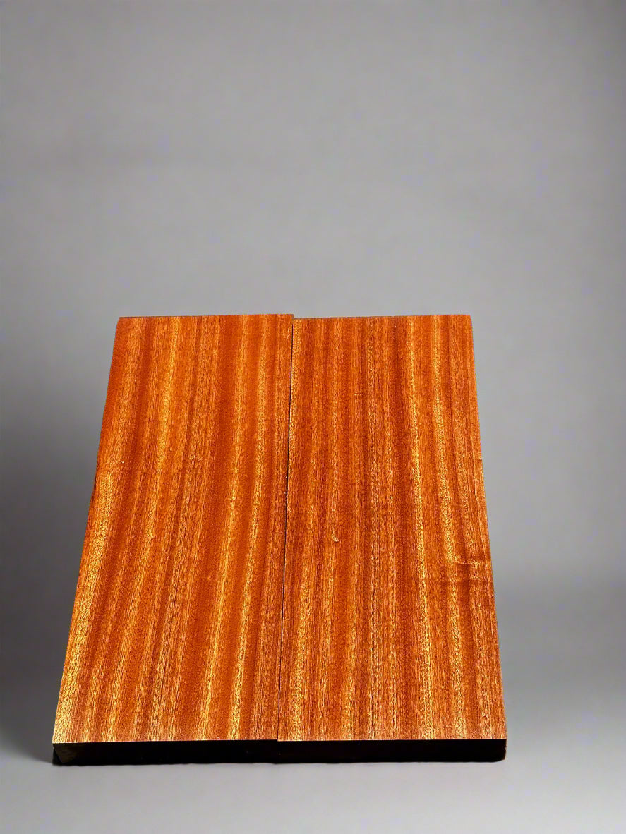 Sapele Guitar Body Blank 22 x 15  x2 (2 piece)