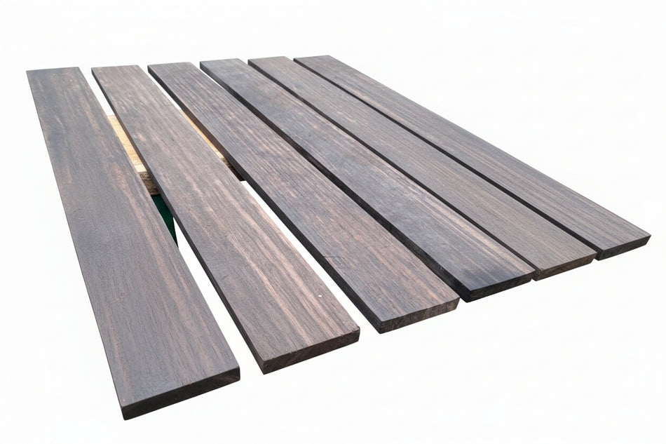 Macassar Ebony Fingerboards – Steel String / Electric • Wide & Multi-String