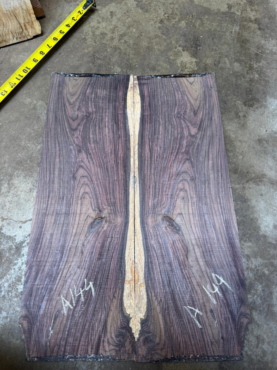 East Indian Rosewood Electric guitars drop Tops 3/16 “ x 15 1/4” x 22 1/4" (A144)