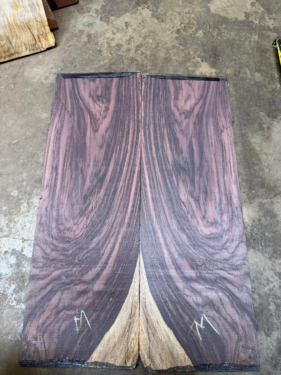 East Indian Rosewood Electric guitars drop Tops 3/16 “ x 15 1/4” x 22 1/4" #(M)