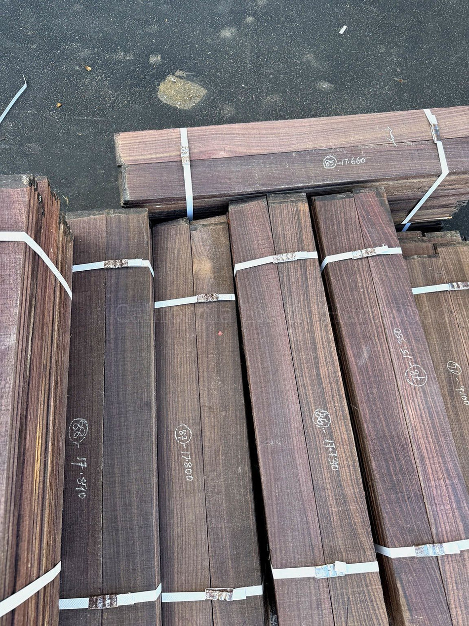 East Indian Rosewood Thin Stock Lumber Board Wood Blank