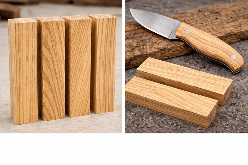 Ash Wood Knife Blanks/Knife Scales 5"x1-1/2"x1"