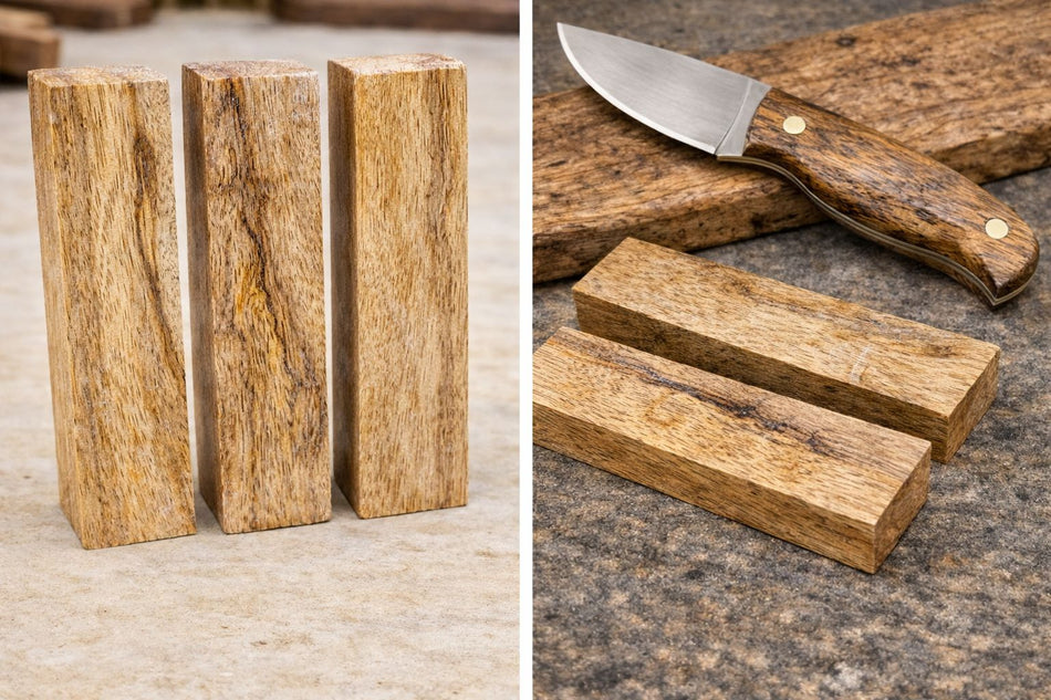 Mango Knife Scale Blank  5"x1-1/2"x1"