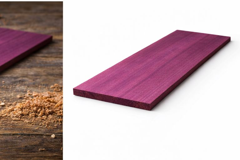 Purpleheart Raw Wood Veneer