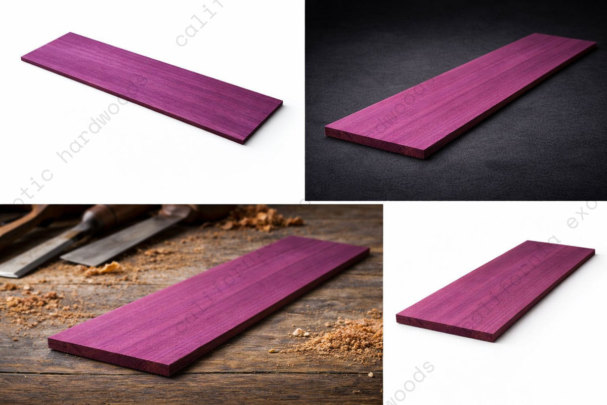 Purpleheart Raw Wood Veneer