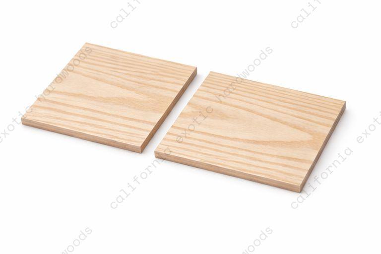 White Ash Wood Veneer | Marquetry Inlay - 200mm x 100mm x 4mm