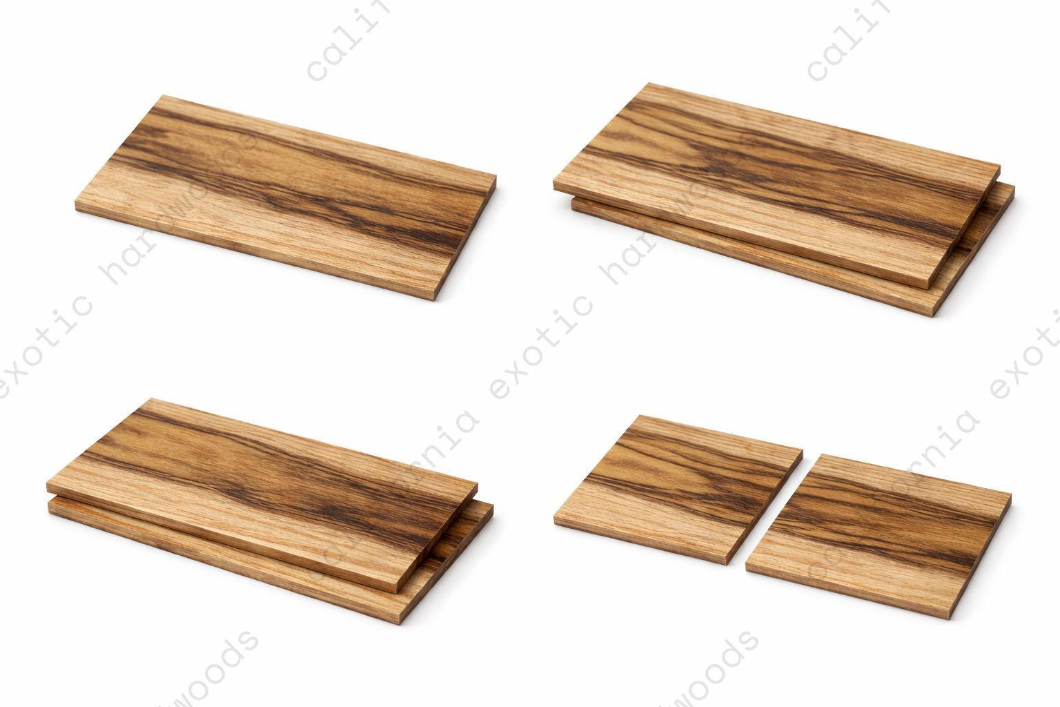 Black Limba Guitar Headplate Wood Blank – 8" x 4" x 1/8"