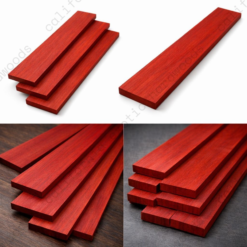 Bloodwood Guitar Fingerboard Blank