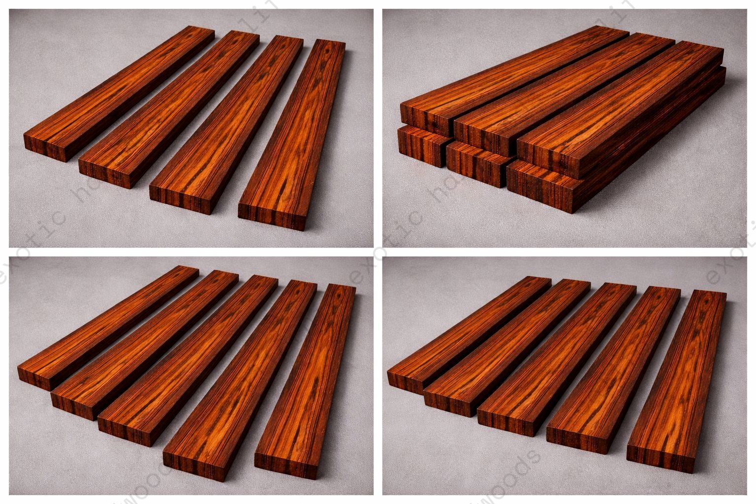 Granadillo Guitar Neck Blanks