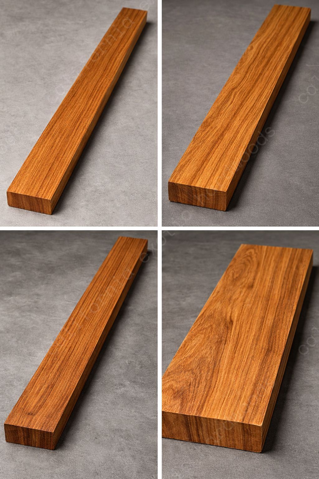 Genuine Teak Guitar Neck Blank