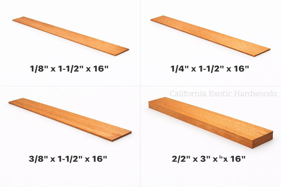 Spanish Cedar Thin Stock Lumber Board Wood Blank