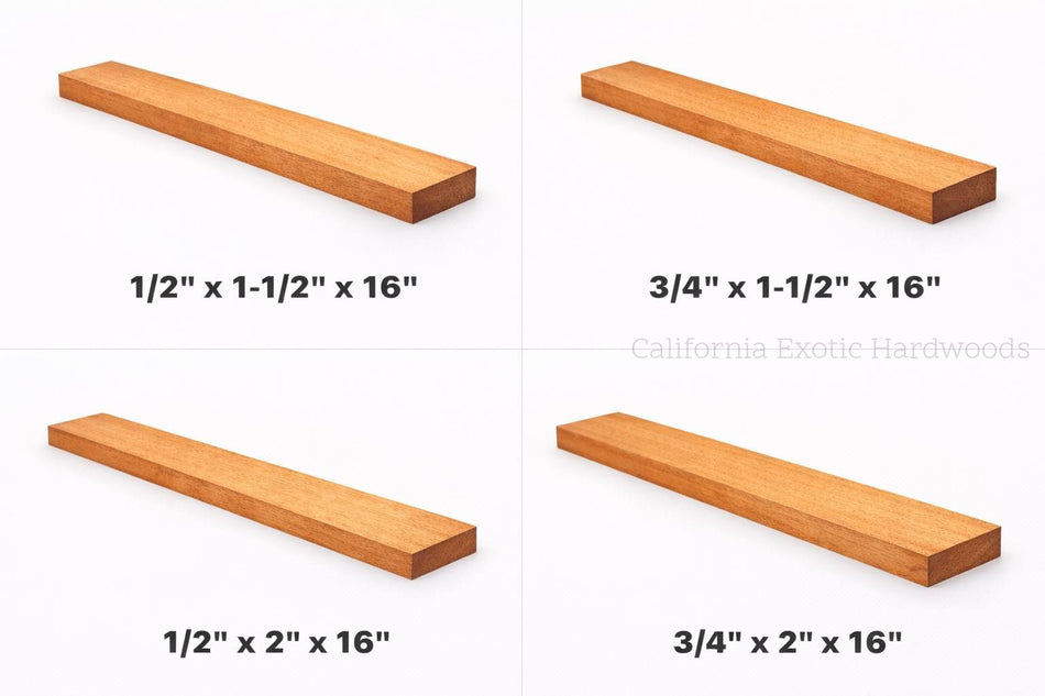 Spanish Cedar Thin Stock Lumber Board Wood Blank