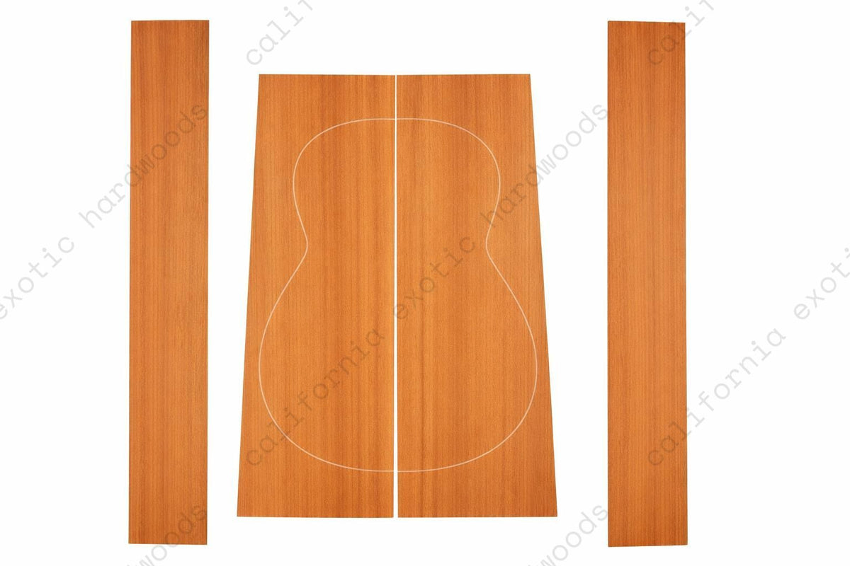 Spanish Cedar Classical / Dreadnought Guitar Back and Side Set – Premium Tonewood for Luthiers