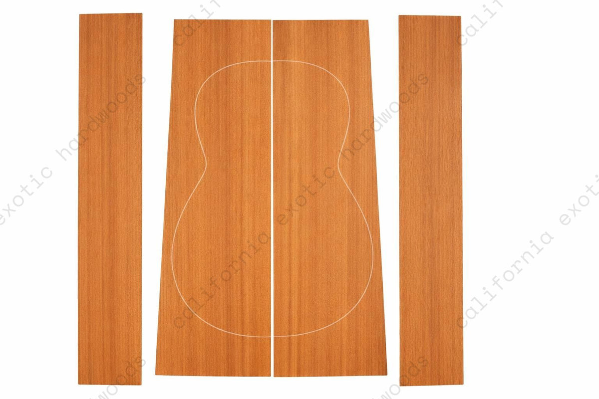 Spanish Cedar Classical / Dreadnought Guitar Back and Side Set – Premium Tonewood for Luthiers