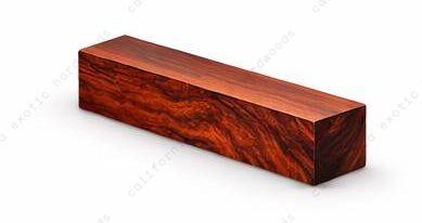 Exotic Cocobolo Wood Turning Blanks – 2 Pack | 1-1/2" x 1-1/2" x 6"