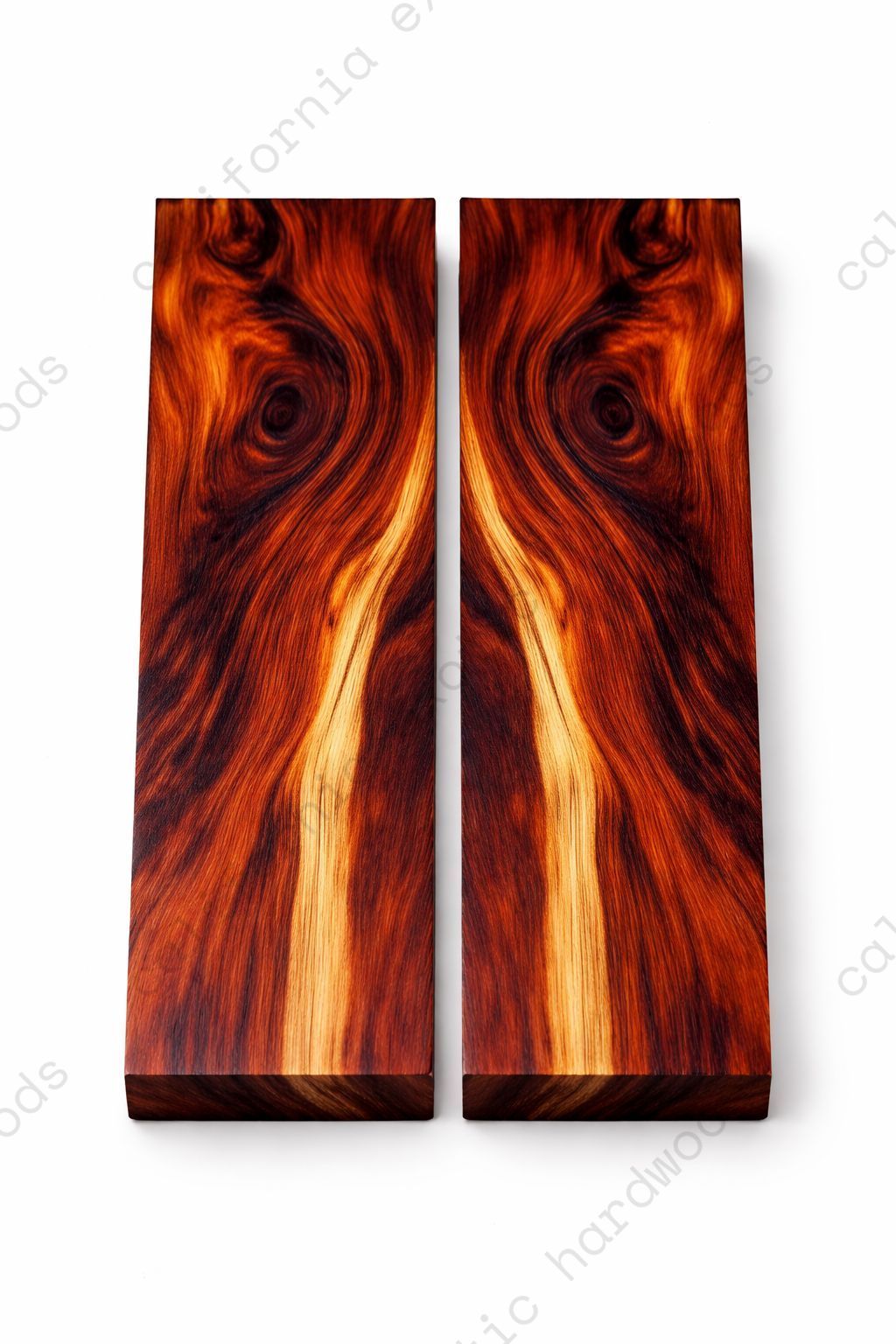 Cocobolo Knife Scales – Premium Exotic Hardwood Handle Material