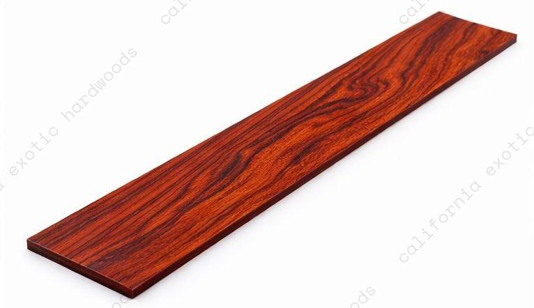 Cocobolo Wood Guitar Fingerboard Blanks | 18” x 2.5” x 0.25”